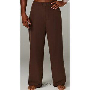 New Savage X Fenty Sand Fade Sleep Pants Mens 38-40 Brown Modal Pockets